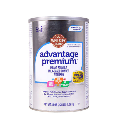 Wellsley Farms Advantage Premium Infant Formula with Iron